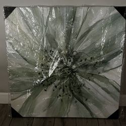 40 X 40” Flower Print New
