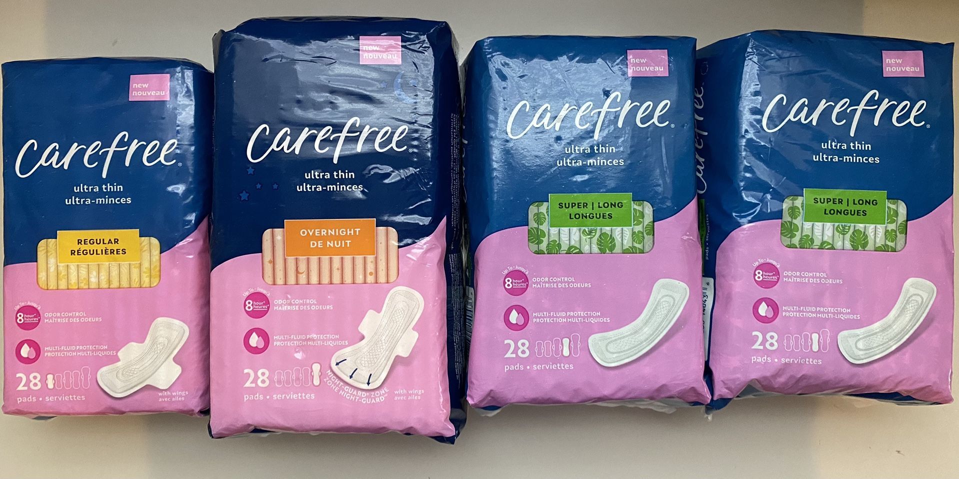 Carefree ultra thin pads