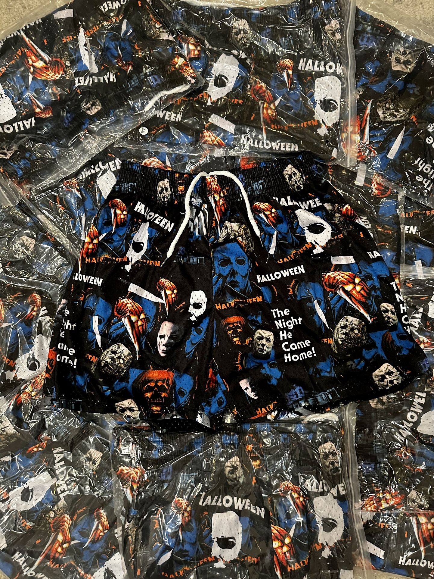 Halloween Michael Myers Mesh Shorts