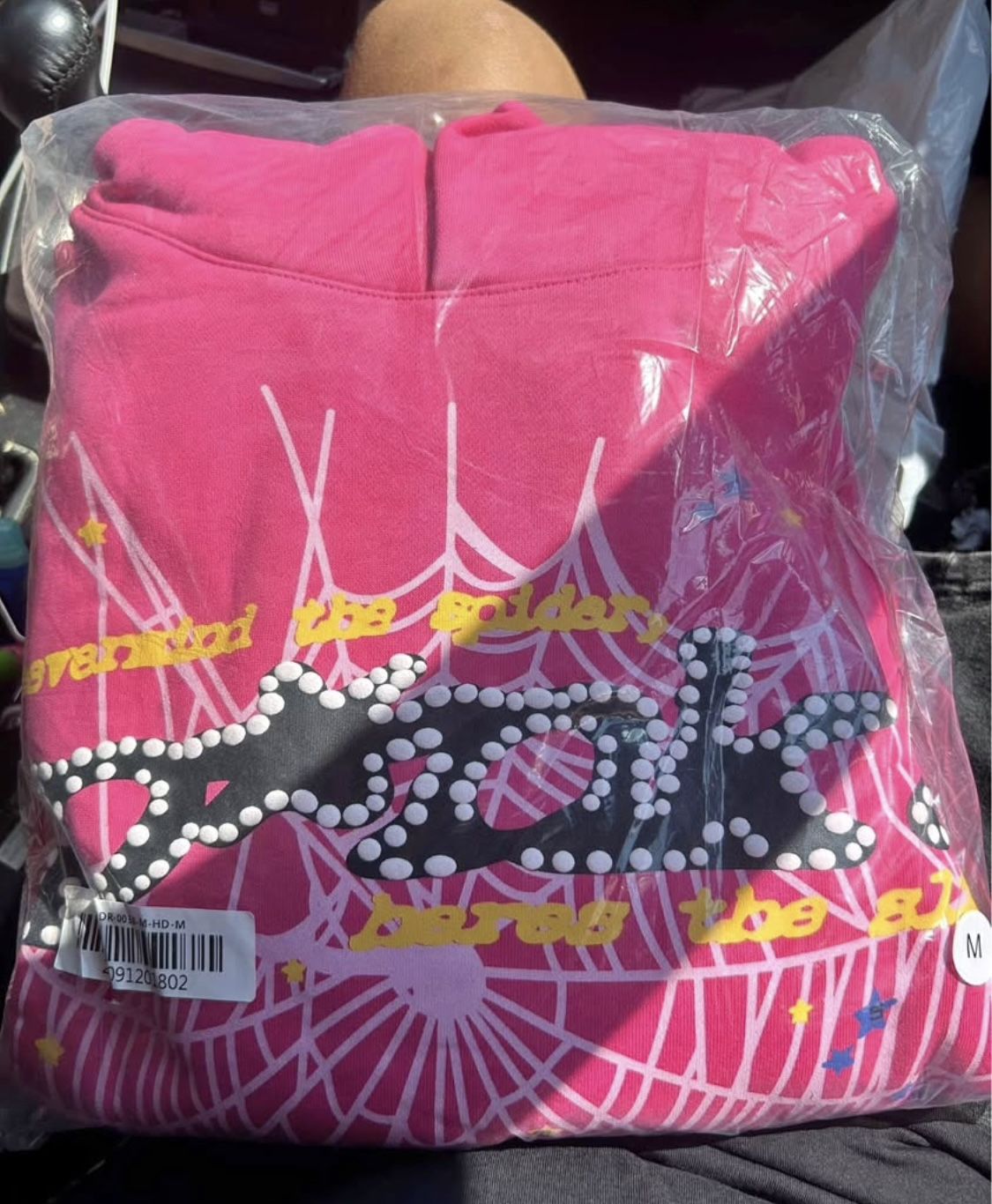 Sp5der P*ink Hoodie Pink