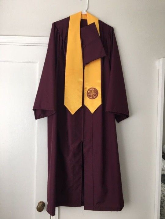 ASU Graduation Cap, Gown, & Stole