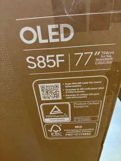 Samsung 77-Inch Class OLED S85F 4K Smart TV (2025 Model) NQ4 AI Gen2 Processor, 4K AI Upscaling, OLED HDR, Pantone Validated, Samsung Vision AI, Alexa