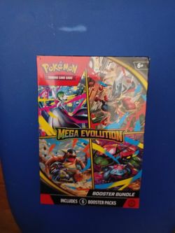 Pokémon TCG: Mega Evolution Booster Bundle (6 Packs)