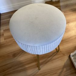 Light Blue Vanity Chair