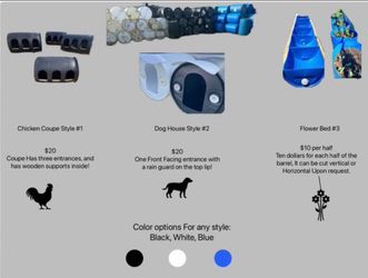Plastic barrels