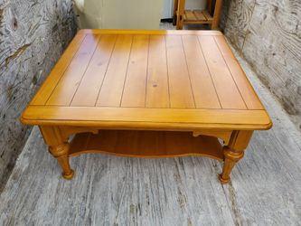 42" Beautiful Wood Coffee Table