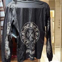 Chrome Hearts Black Tee Shirt Long Sleeve Miami