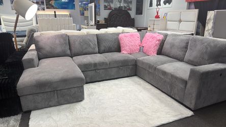 Amazing Deal🚨Gorgeous Pull Out Sleeper Sectional On Sale $1599