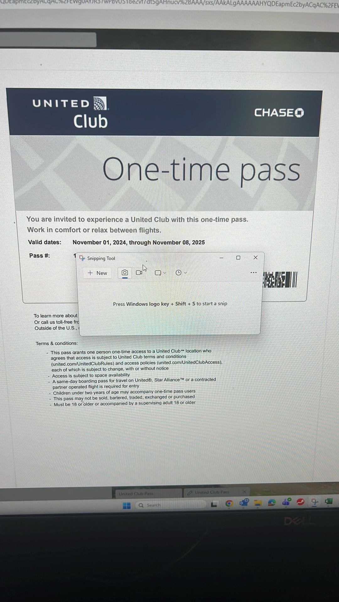 United Club One Time Pass