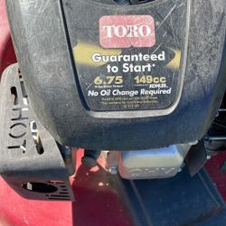Toro lawnmower 
