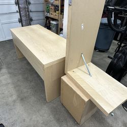 IKEA Malm Desk And Nightstand