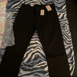 New All Black Men’s 511 Slim Pants 34x32