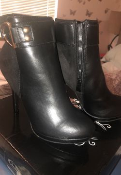 Black Platform Booties