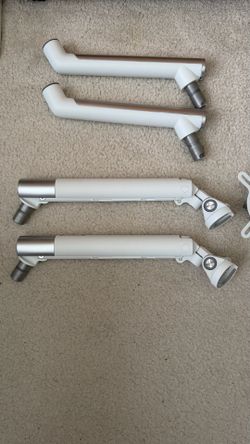 POUT E12 Dual Monitor Arm Mount Stand for Desk