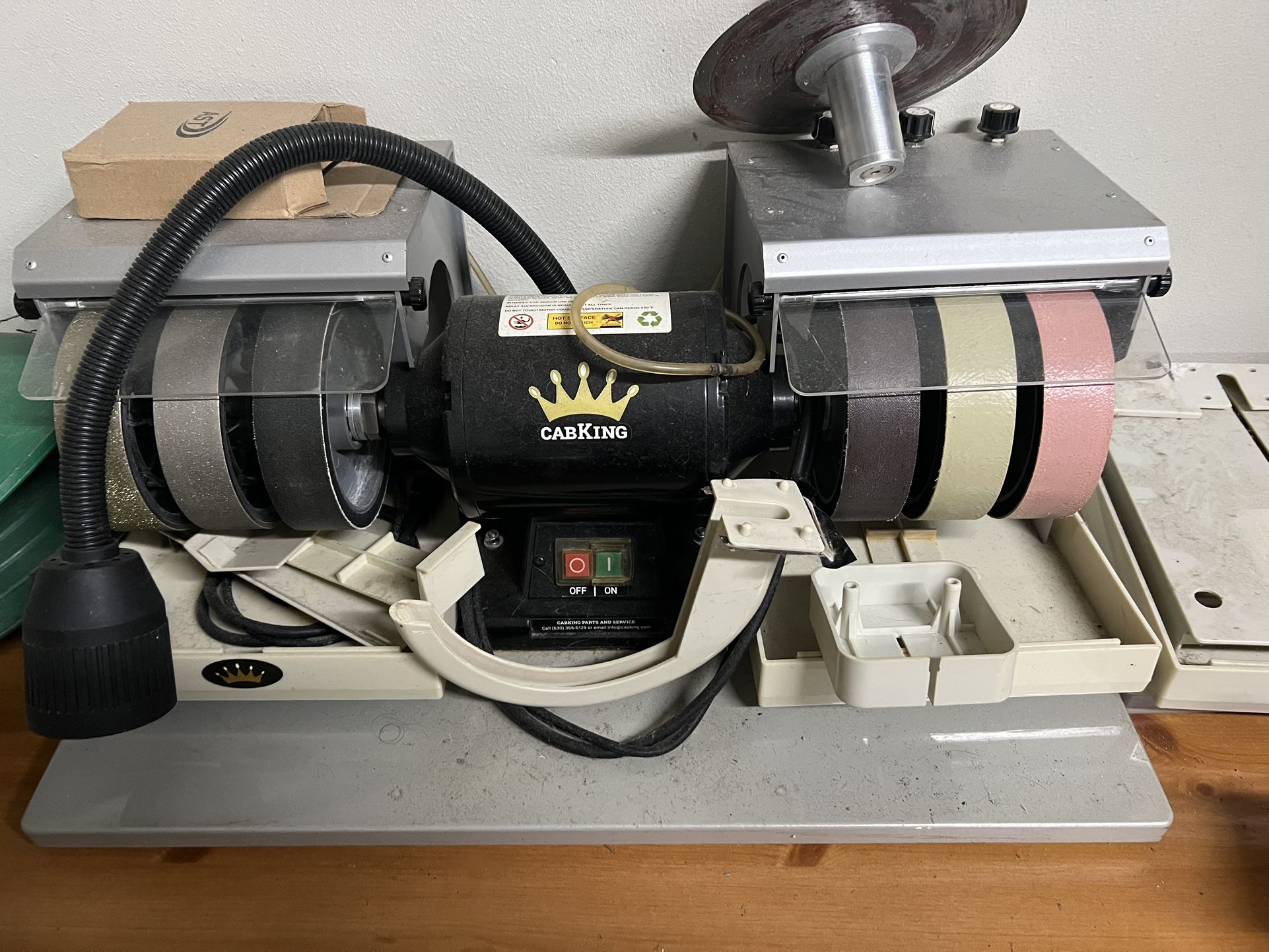 CabKing 6" Cabbing Machine | Lapidary Rock Grinder Polisher