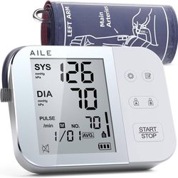 new Blood Pressure Monitor for Home Use: AILE 111 Blood Pressure Machine - Blood Pressure Cuff (8.7-16.5") - Voice Broadcast - Accurate and Reliable U