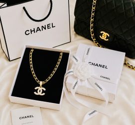 Crystal CC Pendant Necklace