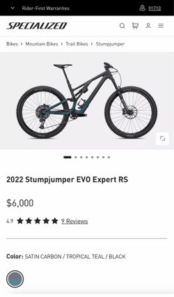 2022 Specialized Stumpjumper EVO Expert RS Carbon - Medium - Excellent Condition