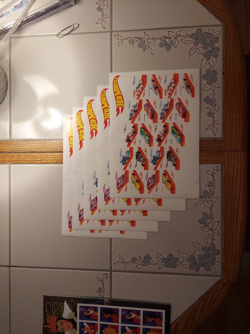Hot Wheeles Forever Stamps