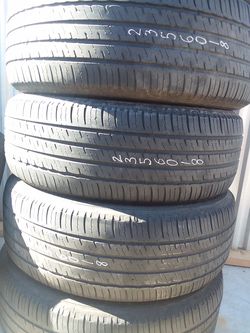 235 60 18 four good car tires $20 each
