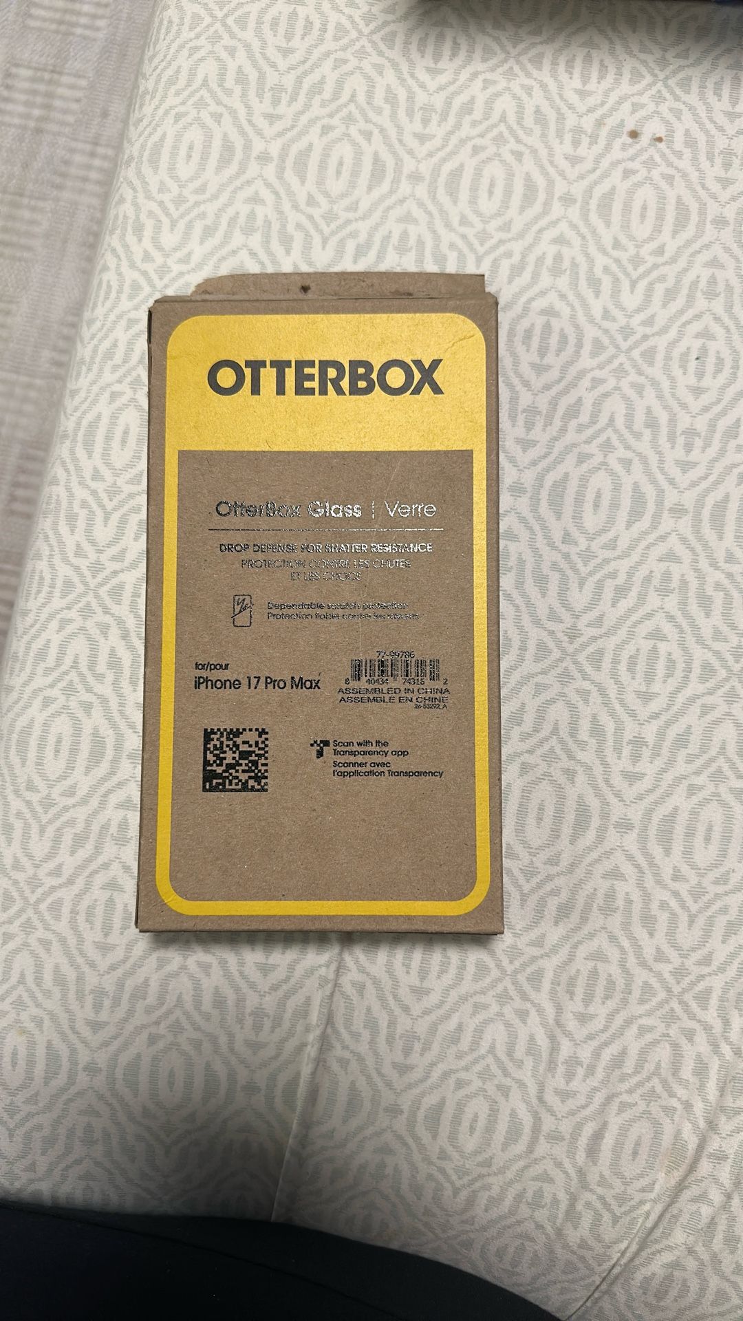 Otterbox Glass Screen Protector For iPhone 17 Pro max
