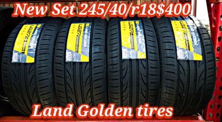 New Set of 4 land Golden tires 245/40/r18 97w xl 50.000 Miles warranty ‼️ free instalation ‼️