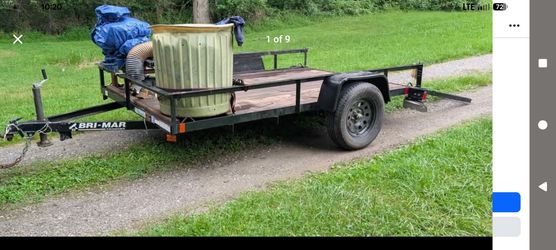 6.5 x 10ft bri-mar landscape trailer