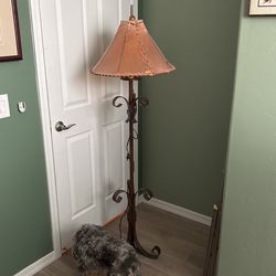Lamp With Skin Shade