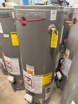New Water Heater Rheem Performance Platinum