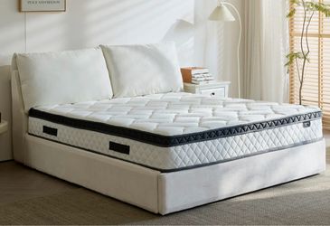 TWIN Medium Firm Memory Foam Hybrid Mattress in a Box. 10"