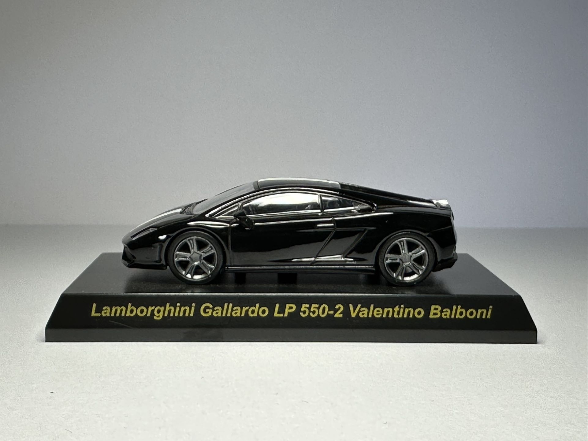 1/64 Kyosho LAMBORGHINI GALLARDO LP 550-2 VALENTINO BALBONI BLACK