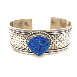 Rare 925 Nicky Butler Druzy Cuff