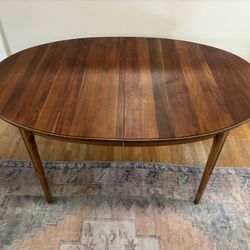 Mid century Style Walnut Dining Table