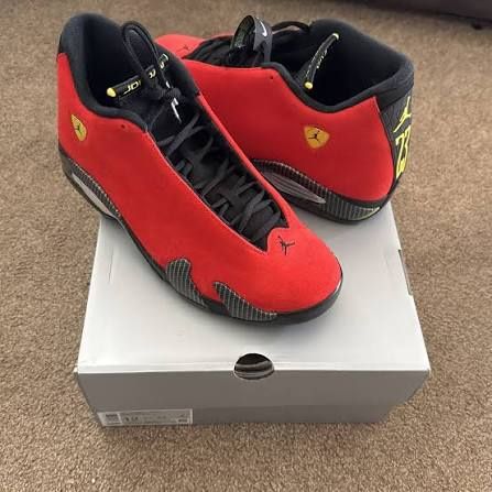 Jordan 14 Ferrari Red