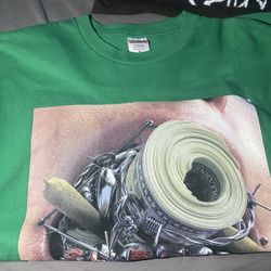 Supreme Shirt Brace Face Tee Size M !!with Defect !!