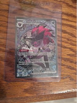 N’s Zoroark 286/217 special illustration rare NM ascended heroes