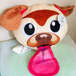 New emoji puppy pillow