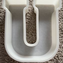 Let’s Resin Large Letter “U” Mold for Resin, 6” 3D Alphabet Silicone Mold for Epoxy Resin Art