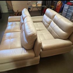 Pleather Couch