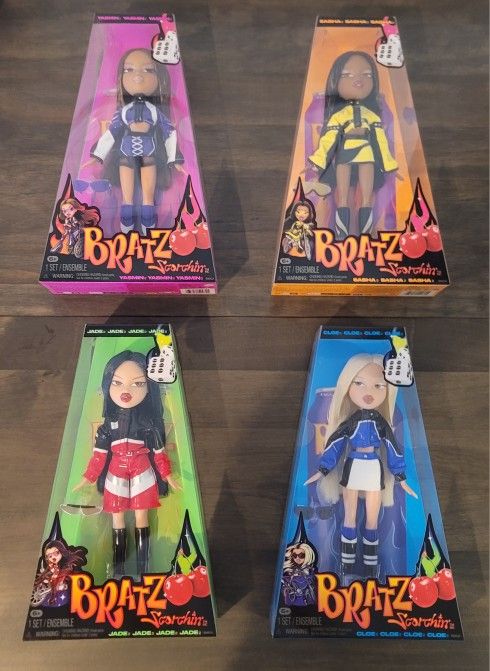 Lot of 4 Bratz Scorchin Doll Sasha Yasmin Jade Chloe Complete Full Set New 2025