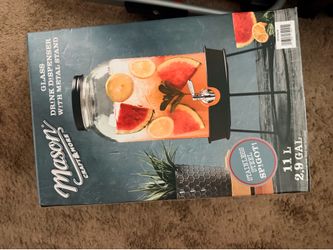 Brand new mason drink glass dispenser