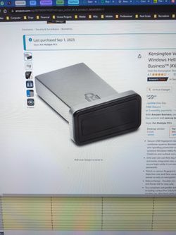 Kensington VeriMark IT Fingerprint Key