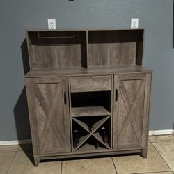 Coffee/Wine Bar Cabinet with storage