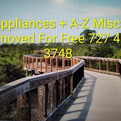 Free Removals Of Appliances + A-Z  Misc. 