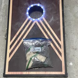 Corn Hole Game With Led Lights