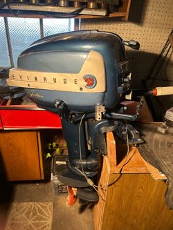 1957 Vintage Evinrude Fastwin 18 outboard