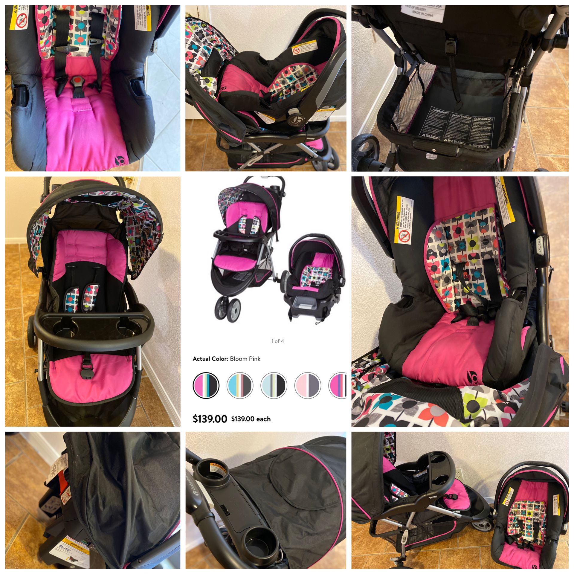 Baby car seat & stroller ( read description )