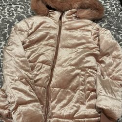 Guess Pink Zip Up Jacket Size Small 