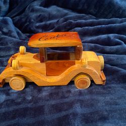 Antique wooden 1948 Ford made in Cuba