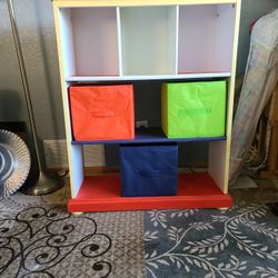 Kids Cube Shelf/Bins. Cubie Shelving